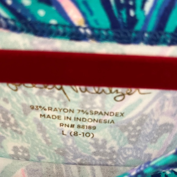 Lilly Pulitzer girls dress long sleeve shirt dress - Picture 4 of 4